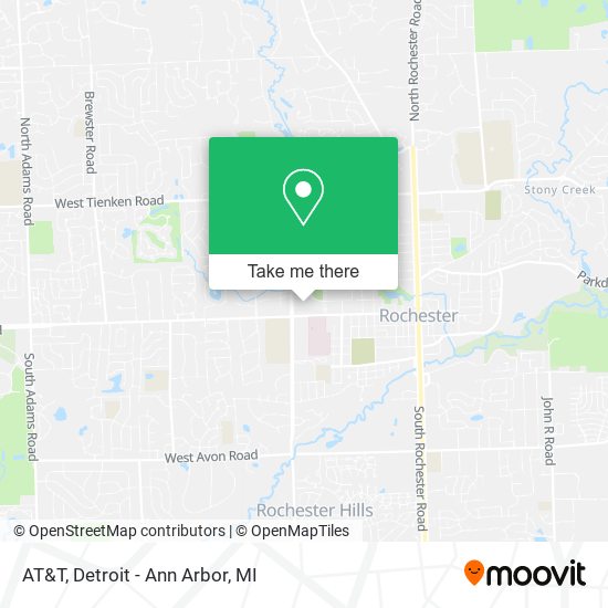 AT&T map