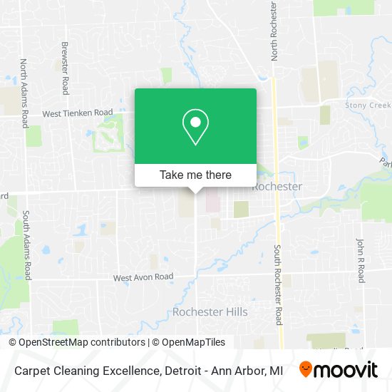 Carpet Cleaning Excellence map