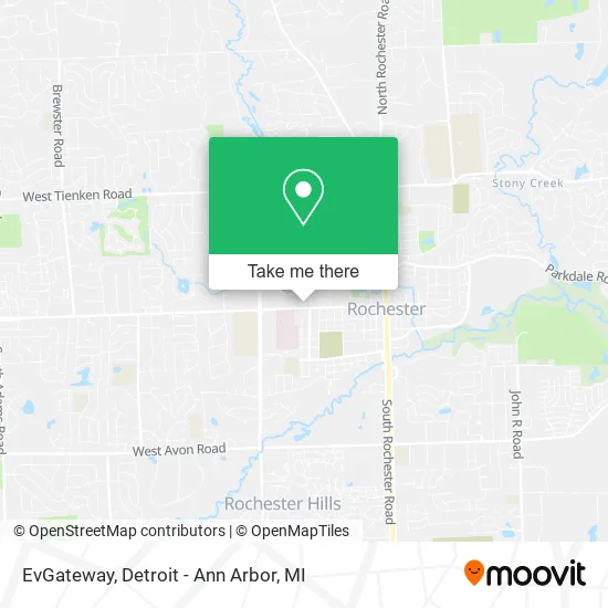 EvGateway map