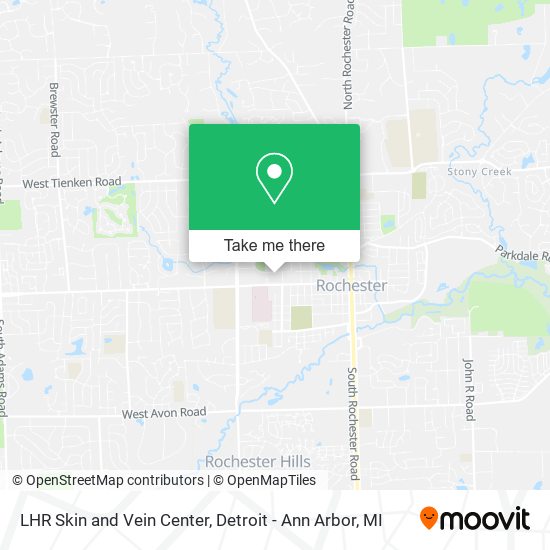 LHR Skin and Vein Center map