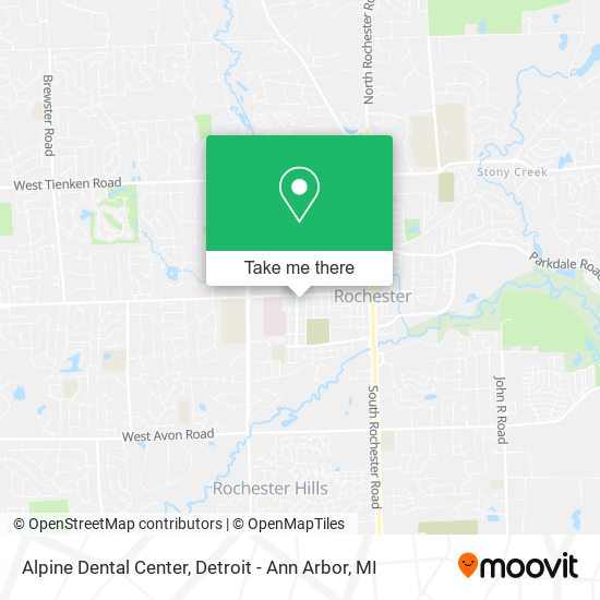 Alpine Dental Center map