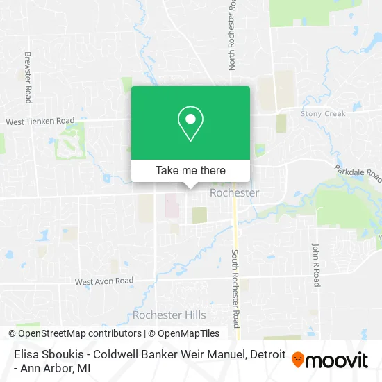 Mapa de Elisa Sboukis - Coldwell Banker Weir Manuel