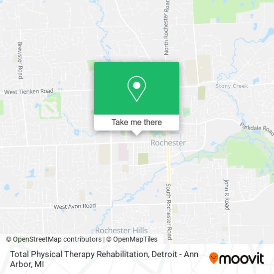 Mapa de Total Physical Therapy Rehabilitation