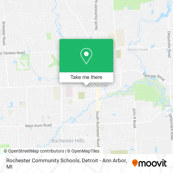 Rochester Community Schools map