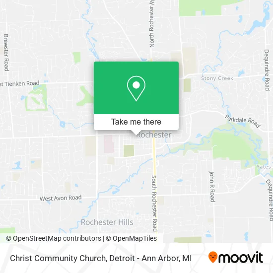 Christ Community Church map