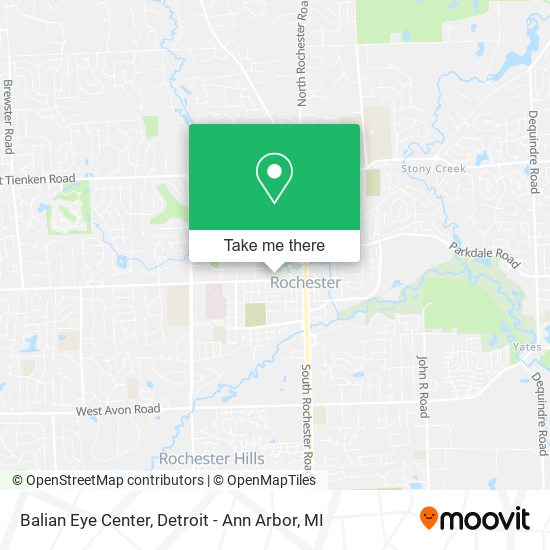 Balian Eye Center map