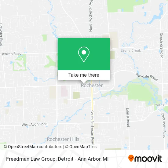 Mapa de Freedman Law Group
