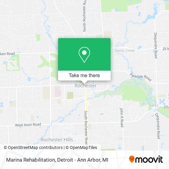 Marina Rehabilitation map