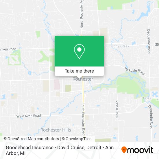 Goosehead Insurance - David Cruise map