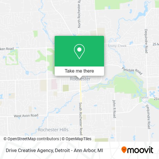 Drive Creative Agency map
