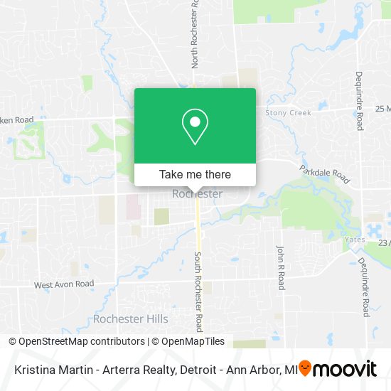 Kristina Martin - Arterra Realty map