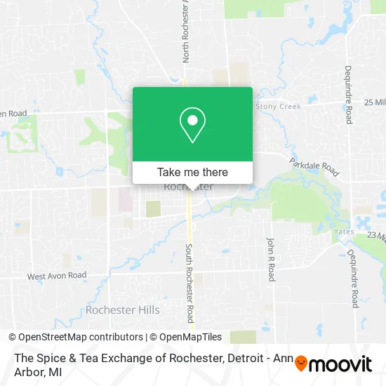 The Spice & Tea Exchange of Rochester map