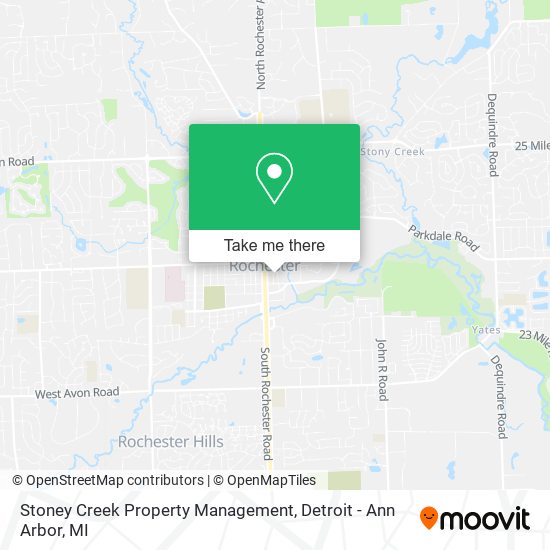 Mapa de Stoney Creek Property Management