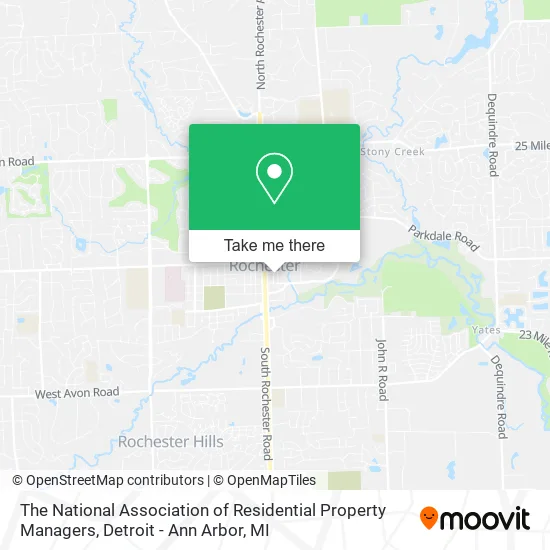 The National Association of Residential Property Managers map