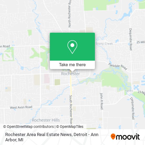 Rochester Area Real Estate News map