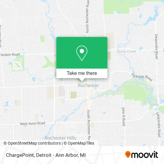 ChargePoint map