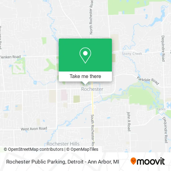 Rochester Public Parking map