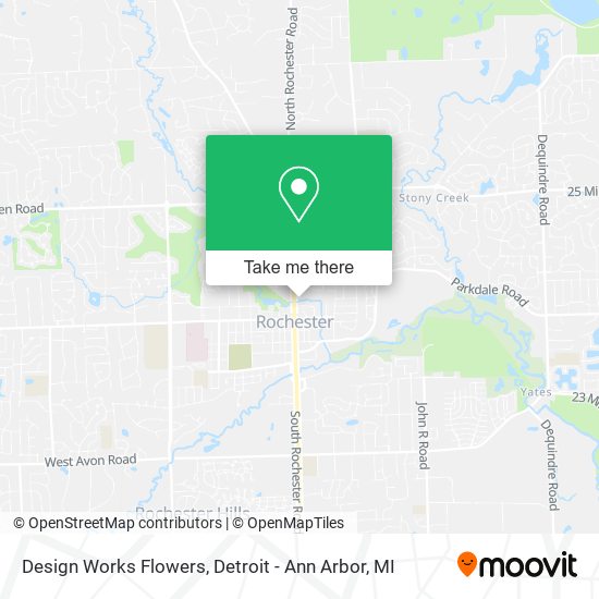 Design Works Flowers map