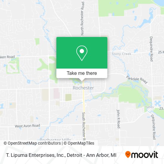 T. Lipuma Enterprises, Inc. map