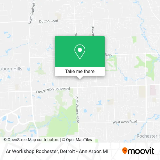 Ar Workshop Rochester map