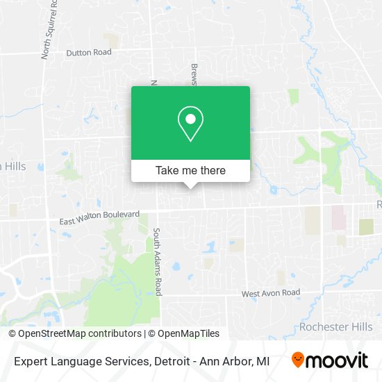 Expert Language Services map