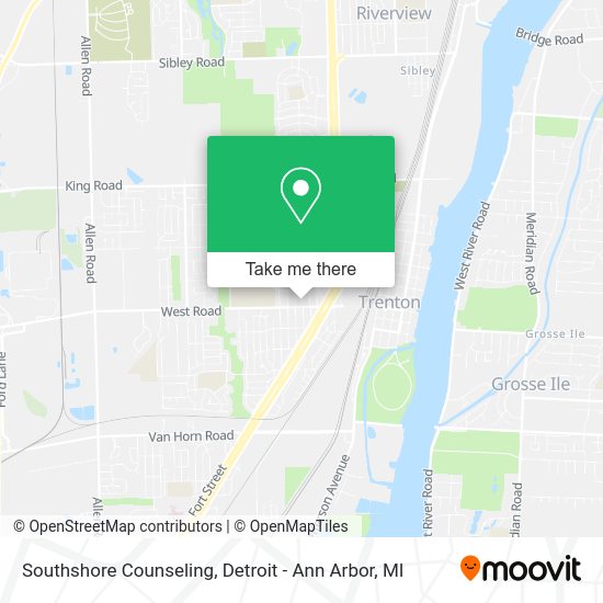 Mapa de Southshore Counseling