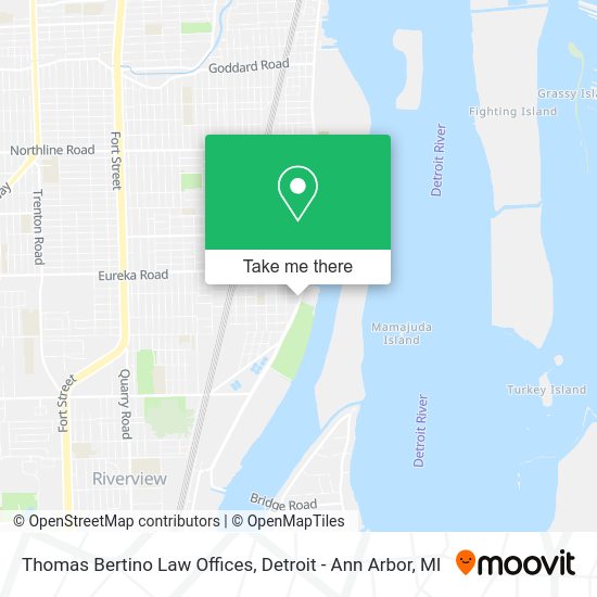 Mapa de Thomas Bertino Law Offices