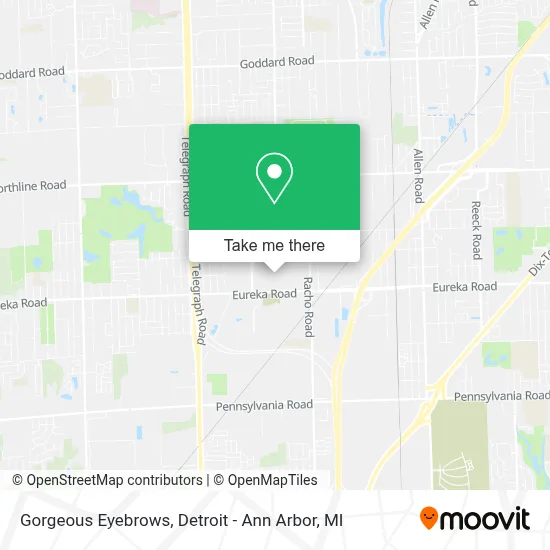 Gorgeous Eyebrows map