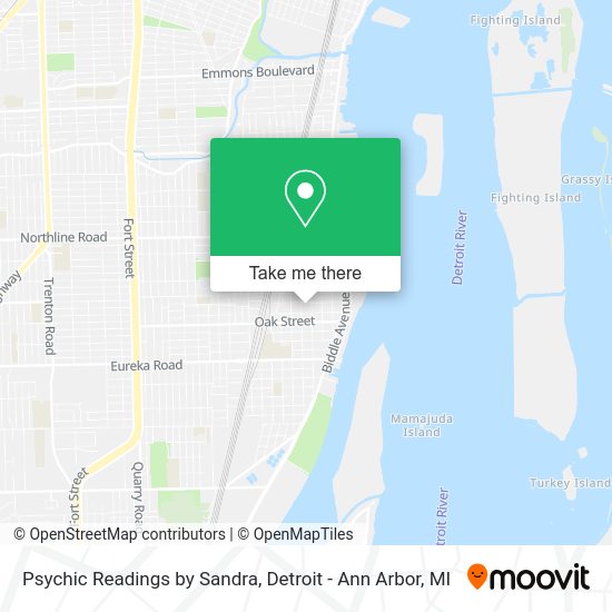 Psychic Readings by Sandra map