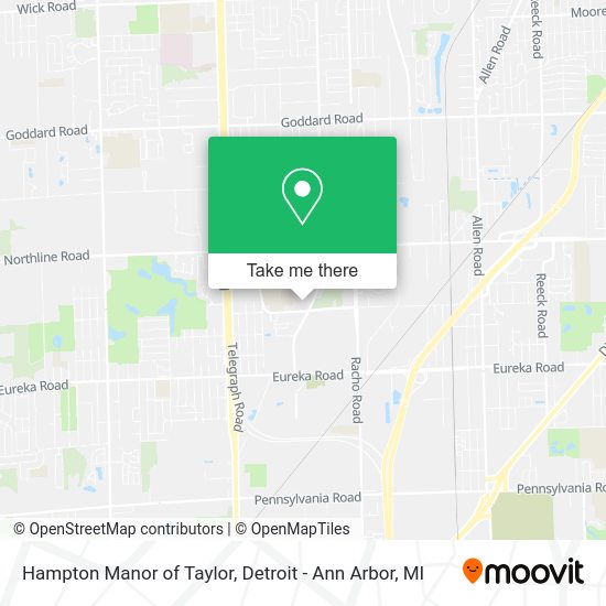 Hampton Manor of Taylor map
