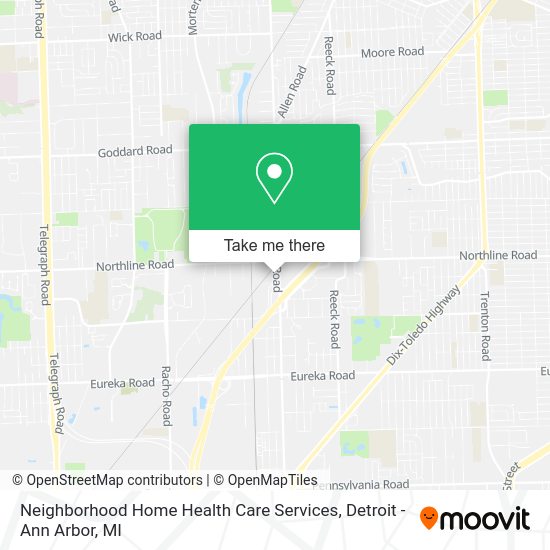 Neighborhood Home Health Care Services map