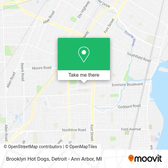 Brooklyn Hot Dogs map