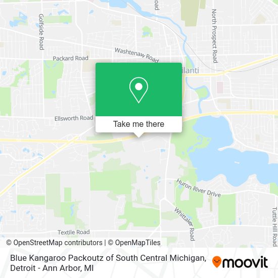 Blue Kangaroo Packoutz of South Central Michigan map