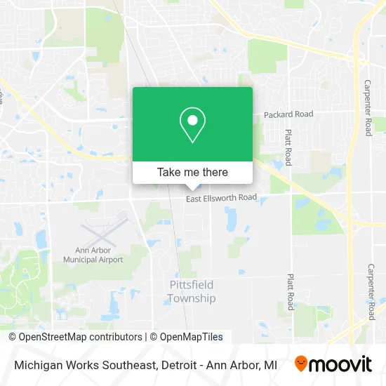 Michigan Works Southeast map