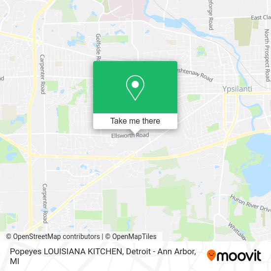 Popeyes LOUISIANA KITCHEN map