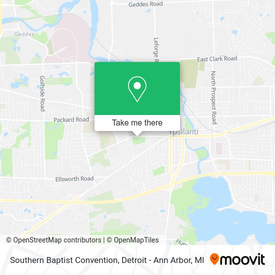Mapa de Southern Baptist Convention