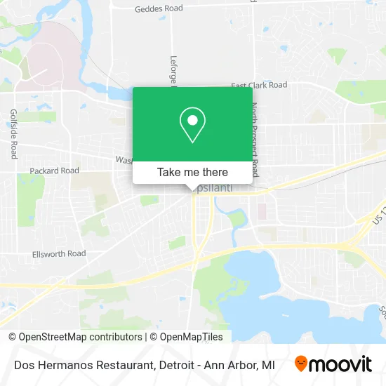 Dos Hermanos Restaurant map