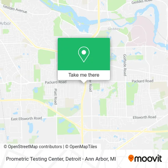 Prometric Testing Center map