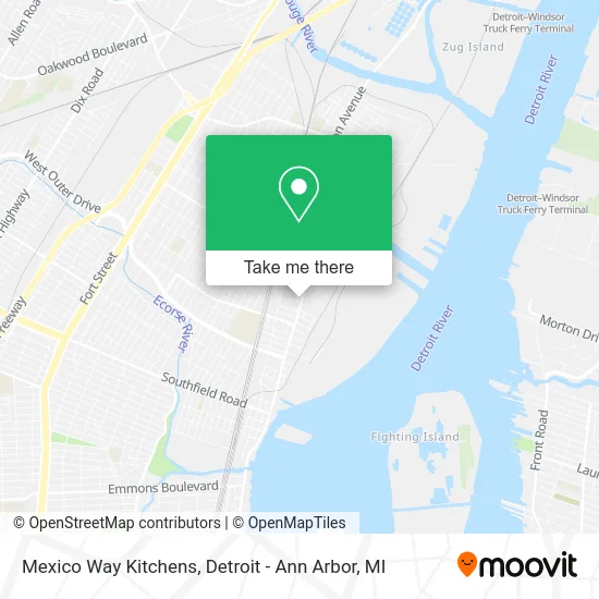 Mexico Way Kitchens map