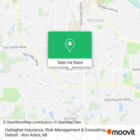 Mapa de Gallagher Insurance, Risk Management & Consulting