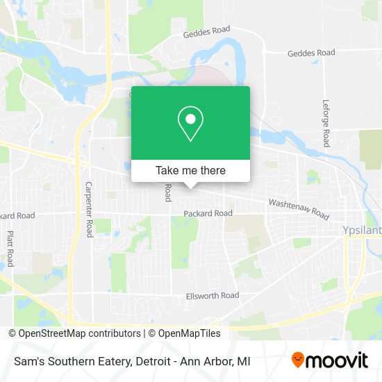 Mapa de Sam's Southern Eatery