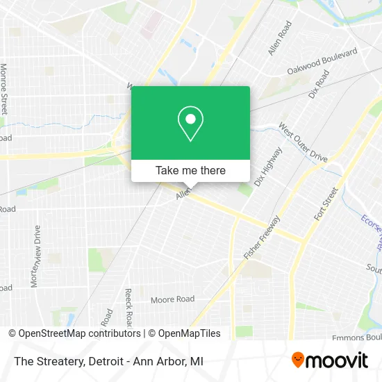The Streatery map
