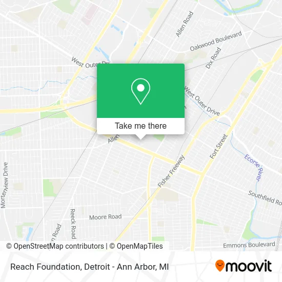Mapa de Reach Foundation