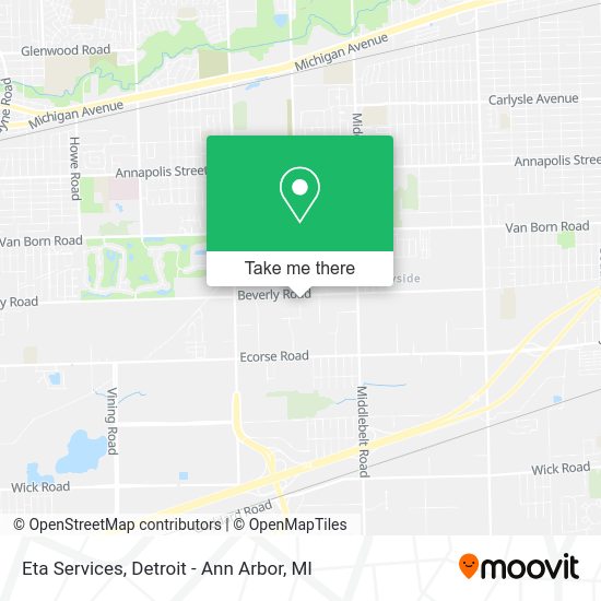 Mapa de Eta Services