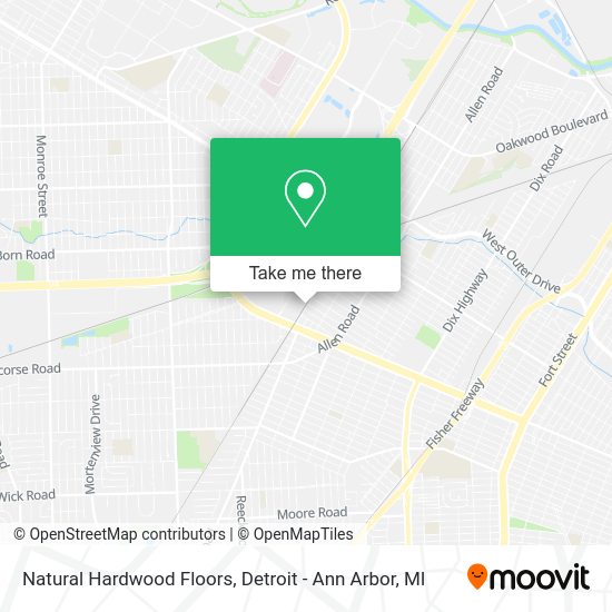 Mapa de Natural Hardwood Floors