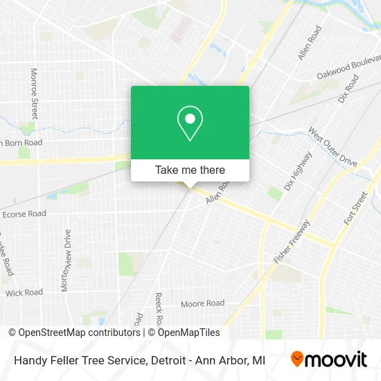 Mapa de Handy Feller Tree Service