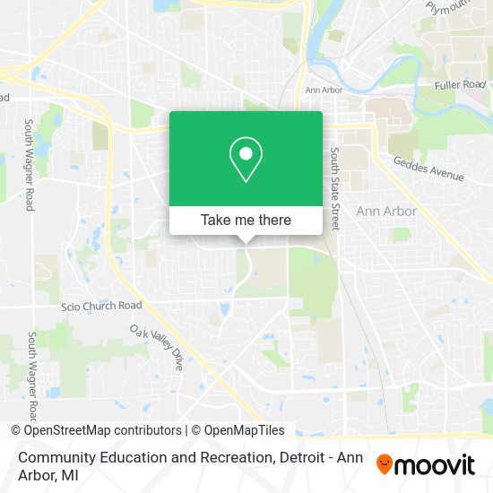 Mapa de Community Education and Recreation