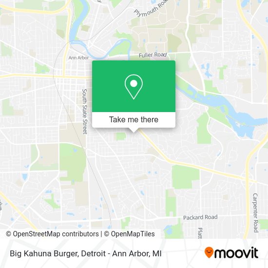 Big Kahuna Burger map