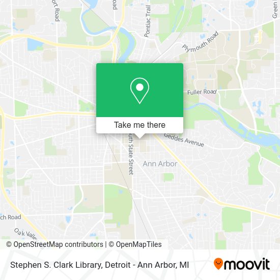 Stephen S. Clark Library map