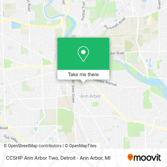 CCSHP Ann Arbor Two map